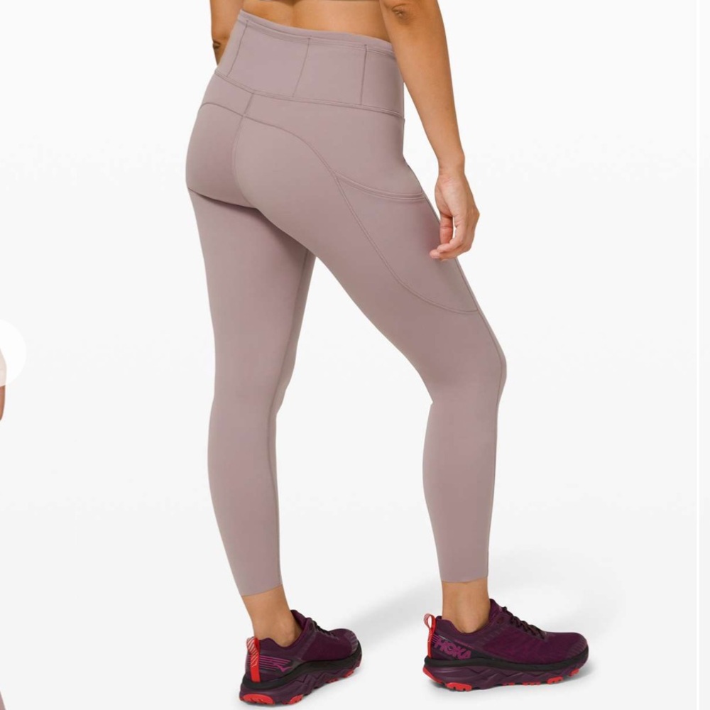 Lululemon Fast and Free Tight II 25" *Non-Reflective Nulux - violet verbena